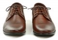 Bukat 247 hnědé pánské společenské polobotky | ARNO-obuv.sk - obuv s tradíciou