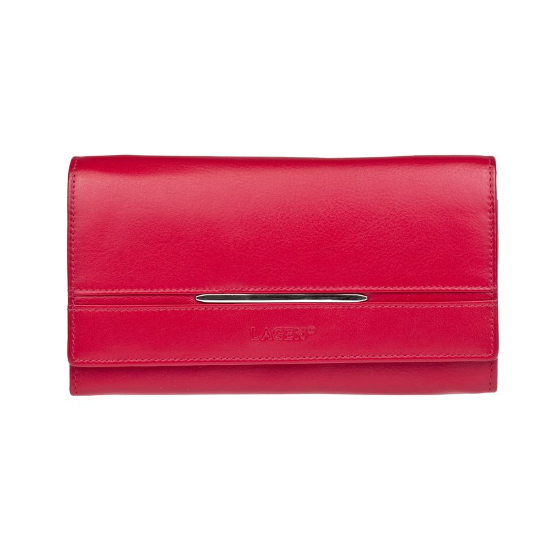 Lagen 9530 červená dámská kožená peněženka | ARNO-obuv.sk - obuv s tradíciou