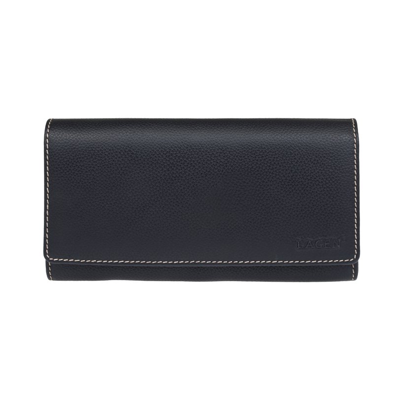Lagen 11230 černo bílá dámská kožená peněženka | ARNO-obuv.sk - obuv s tradíciou