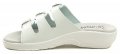 Golden Fit 10003 bílé dámské zdravotní pantofle | ARNO-obuv.sk - obuv s tradíciou