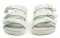 Golden Fit 10003 bílé dámské zdravotní pantofle | ARNO-obuv.sk - obuv s tradíciou
