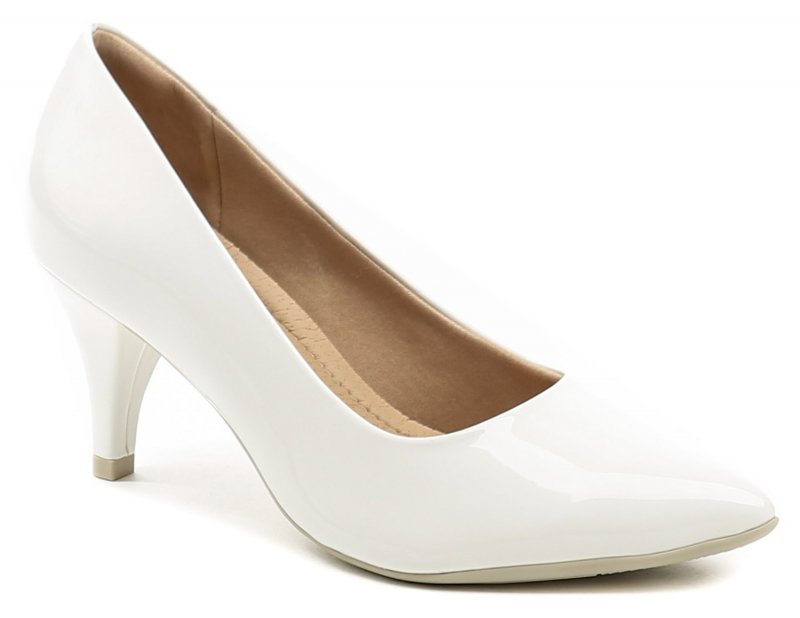 Piccadilly 745035 bílé lakové dámské lodičky | ARNO-obuv.sk - obuv s tradíciou
