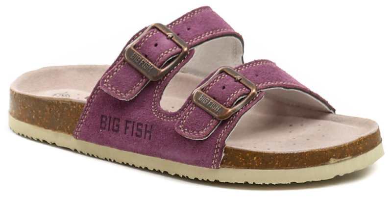 Big Fish FO-213-11-01 fialové dámské nazouváky | ARNO-obuv.sk - obuv s tradíciou