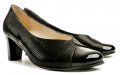 De plus 9771-6101 čierne dámske nadmerné lodičky šírka H | ARNO-obuv.sk - obuv s tradíciou