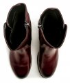 De plus 9748 bordó dámske nadmerné členkové topánky šírka G | ARNO-obuv.sk - obuv s tradíciou
