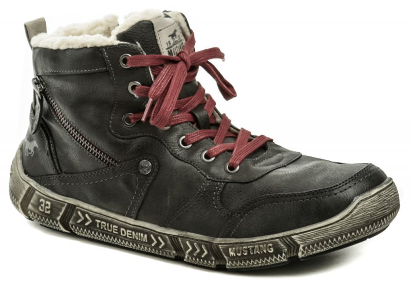 Mustang 4128-601-259 graphit pánske zimné topánky | ARNO-obuv.sk - obuv s tradíciou