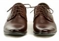Bukat 247 tmavo hnedé pánske spoločenské poltopánky | ARNO-obuv.sk - obuv s tradíciou