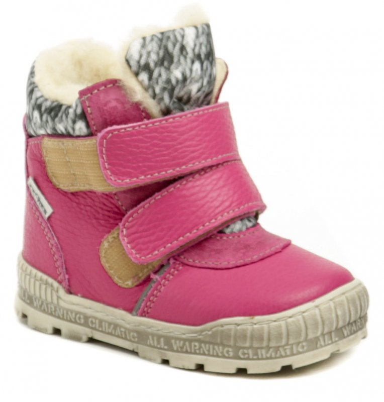 Pegres 1702 ružová detská zimná obuv | ARNO-obuv.sk - obuv s tradíciou