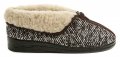 Rogallo 14677 hnedé dámske zimné papuče | ARNO-obuv.sk - obuv s tradíciou