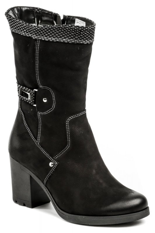Mintaka 821197 čierne dámske poločižmy | ARNO-obuv.sk - obuv s tradíciou
