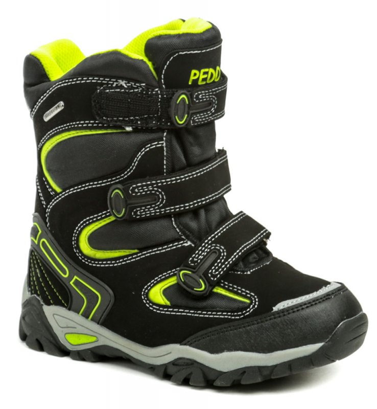Peddy P1-531-36-05 čierne detská zimná topánky | ARNO-obuv.sk - obuv s tradíciou