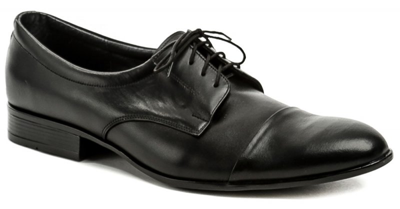 Timo 632 čierne pánske nadmerné spoločenské poltopánky | ARNO-obuv.sk - obuv s tradíciou