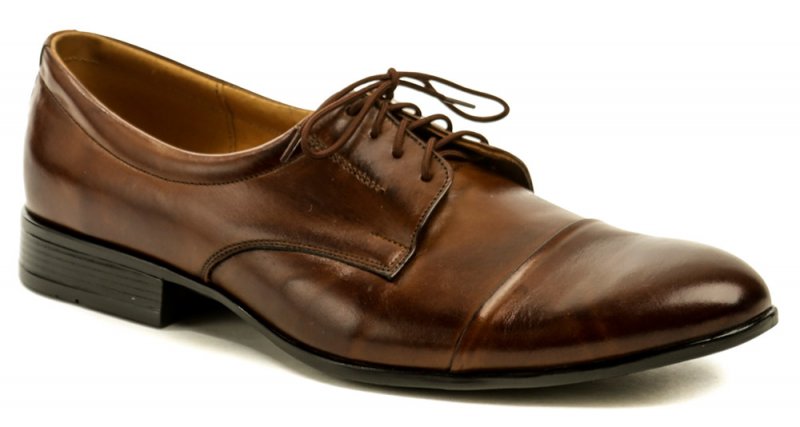 Timo 632 hnedé pánske nadmerné spoločenské poltopánky | ARNO-obuv.sk - obuv s tradíciou