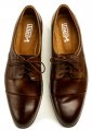Timo 632 hnedé pánske nadmerné spoločenské poltopánky | ARNO-obuv.sk - obuv s tradíciou