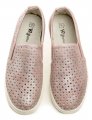 Wojtylko 1029 ružové dievčenské mokasíny | ARNO-obuv.sk - obuv s tradíciou