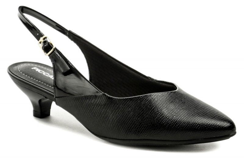 Piccadilly 275005 čierne dámske lodičky s voľnou pätou | ARNO-obuv.sk - obuv s tradíciou