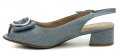 Piccadilly 114011 modré dámske sandále na podpätku | ARNO-obuv.sk - obuv s tradíciou
