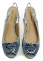 Piccadilly 114011 modré dámske sandále na podpätku | ARNO-obuv.sk - obuv s tradíciou