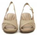 Piccadilly 153029 béžové dámske sandále na kline | ARNO-obuv.sk - obuv s tradíciou