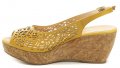 Patrizia Azzi 9700-241 okrová dámska letná obuv na kline | ARNO-obuv.sk - obuv s tradíciou