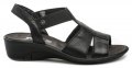 IMAC I2531e62 čierne dámske sandále na kline | ARNO-obuv.sk - obuv s tradíciou