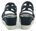 Tamaris 1-28370-22 navy dámske sandále na kline | ARNO-obuv.sk - obuv s tradíciou