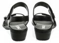 IMAC 156508 čierne dámske sandále na podpätku | ARNO-obuv.sk - obuv s tradíciou