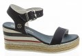 U.S. Polo Assn. Canvas modré dámske sandále na platforme | ARNO-obuv.sk - obuv s tradíciou