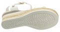 U.S. Polo Assn. Canvas biele dámske sandále na platforme | ARNO-obuv.sk - obuv s tradíciou