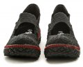 Rock Spring OVER Cord čierna dámska gumičkova obuv | ARNO-obuv.sk - obuv s tradíciou