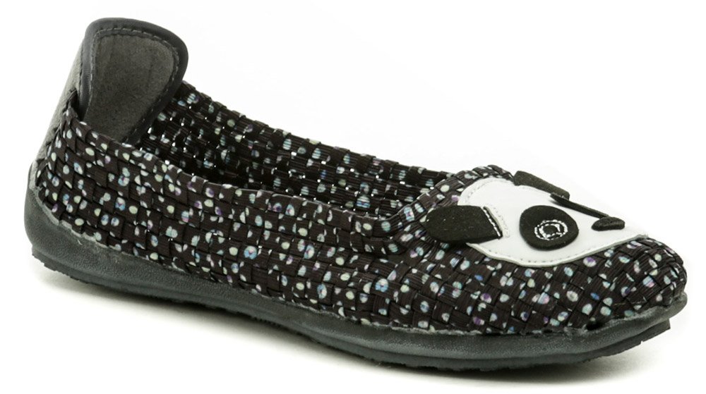 Rock Spring Panda Style black dámska gumičková obuv EUR 38