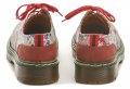 Koma 14D01K8 červená kvetová dámska obuv | ARNO-obuv.sk - obuv s tradíciou