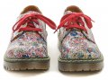 Koma 14D01K8 červená kvetová dámska obuv | ARNO-obuv.sk - obuv s tradíciou
