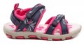 Peddy PY-512-37-02 modro ružové dievčenské sandálky | ARNO-obuv.sk - obuv s tradíciou