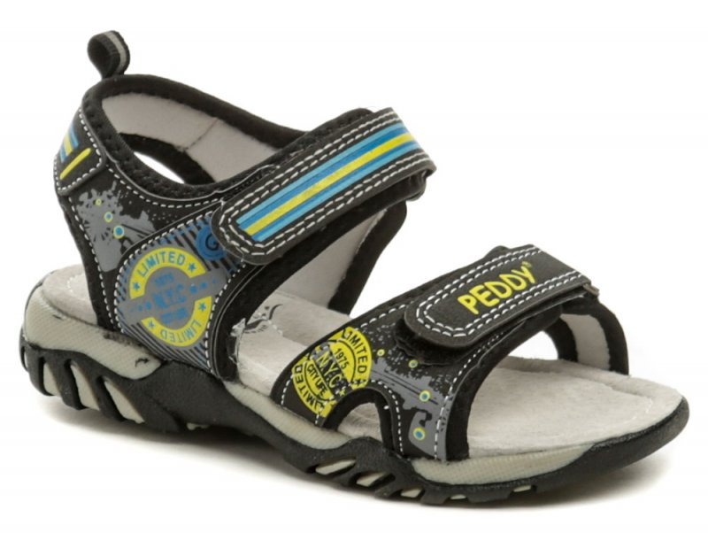 Peddy PO-512-36-02 čierne sandálky | ARNO-obuv.sk - obuv s tradíciou
