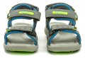 Peddy P2-512-32-03 sivo modré sandálky | ARNO-obuv.sk - obuv s tradíciou