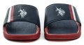 U.S. Polo Assn. NASSO red navy pánske nazouváky | ARNO-obuv.sk - obuv s tradíciou