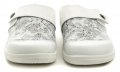 Medi Line 1468 biele kvetované dámske zdravotné nazouváky | ARNO-obuv.sk - obuv s tradíciou