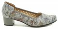 Mintaka 1144 šedý kvet dámske nadmerné lodičky | ARNO-obuv.sk - obuv s tradíciou