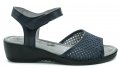 Axel AXL2365 modré dámske sandále na kline | ARNO-obuv.sk - obuv s tradíciou