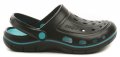 Coqui 6352 Jumper čierna tyrkys nazouváky | ARNO-obuv.sk - obuv s tradíciou