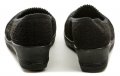 Scanda 230-0015-S1 čierne dámske balerínky na kline | ARNO-obuv.sk - obuv s tradíciou