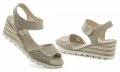 Sprox 469003 béžové dámske sandále na kline | ARNO-obuv.sk - obuv s tradíciou