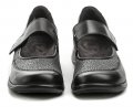 Axel AXCW062 čierne dámske poltopánky topánky šírka H | ARNO-obuv.sk - obuv s tradíciou