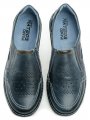 Mateos 676b modré pánske mokasíny | ARNO-obuv.sk - obuv s tradíciou