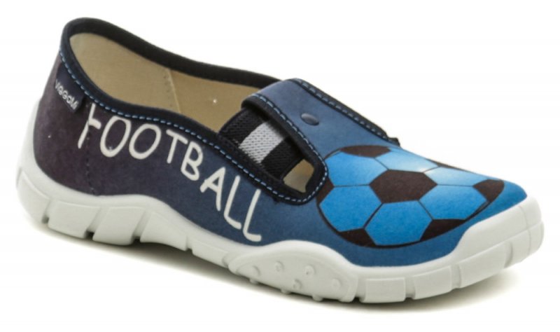 Vi-GGA-Mi detské modré tenisky Leo Futbal | ARNO-obuv.sk - obuv s tradíciou