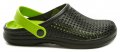 Scandi 291-0002-S1 čierno zelené dámske plážovky crocsy | ARNO-obuv.sk - obuv s tradíciou