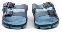 Scandi 58-0037-S1 modré dámske plážovky | ARNO-obuv.sk - obuv s tradíciou