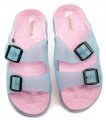 Scandi 58-0037-S1 modro ružové dámske plážovky | ARNO-obuv.sk - obuv s tradíciou