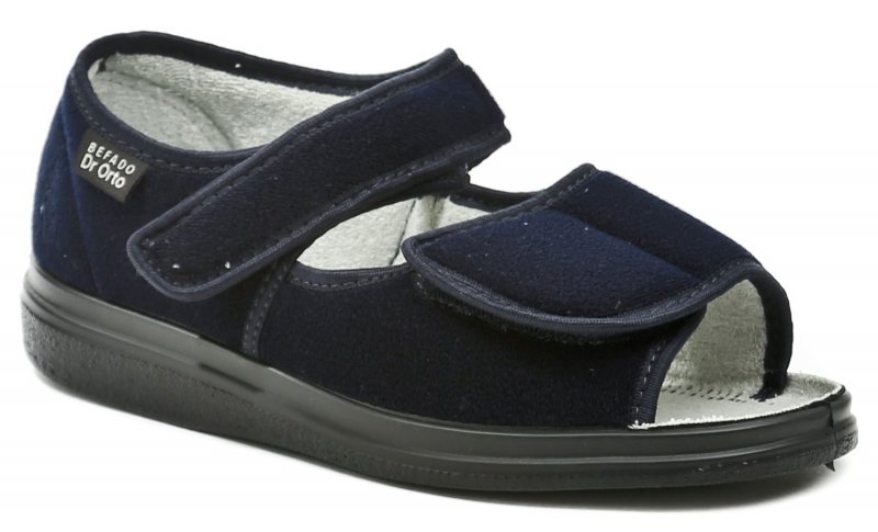 Dr. Orto 989M002 tmavo modré pánske zdravotné sandále | ARNO-obuv.sk - obuv s tradíciou